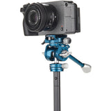 The Benro CyanBird Tripod offers stability with its flat leg design and carbon fiber build.