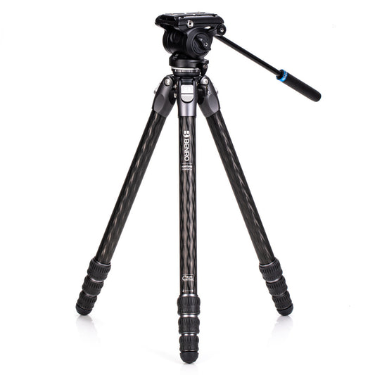 Benro Tortoise Columnless with Leveling Base #3 Carbon Fiber TTOR34CLV+S4PRO, 4 sections