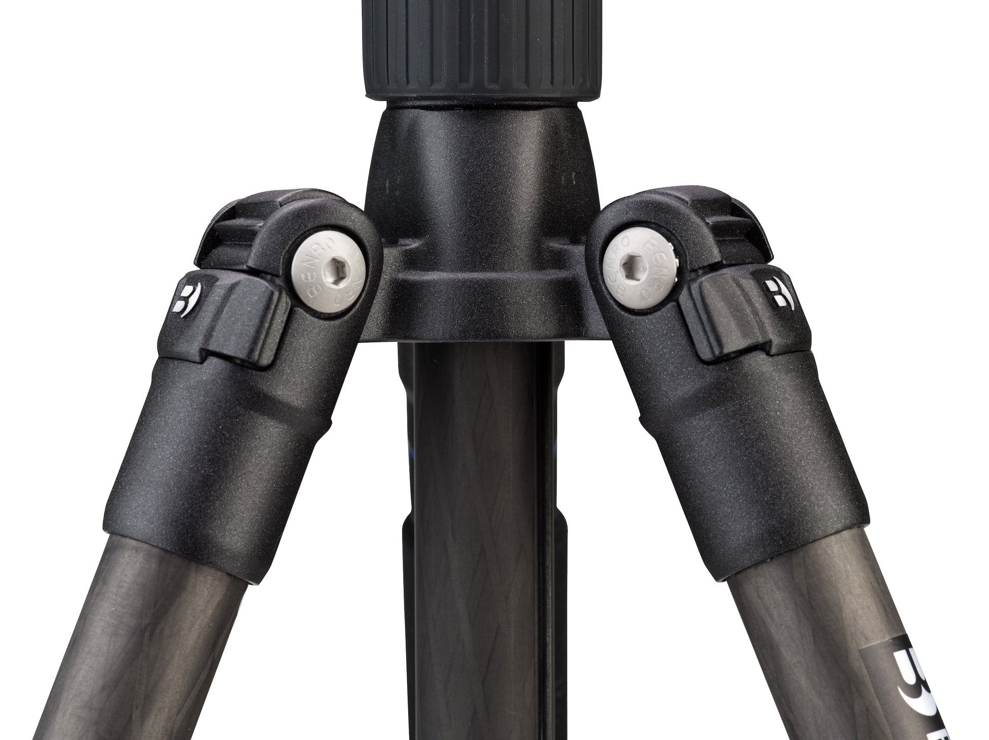 The tripod leg angle mechanism showing multiple stopping positions.