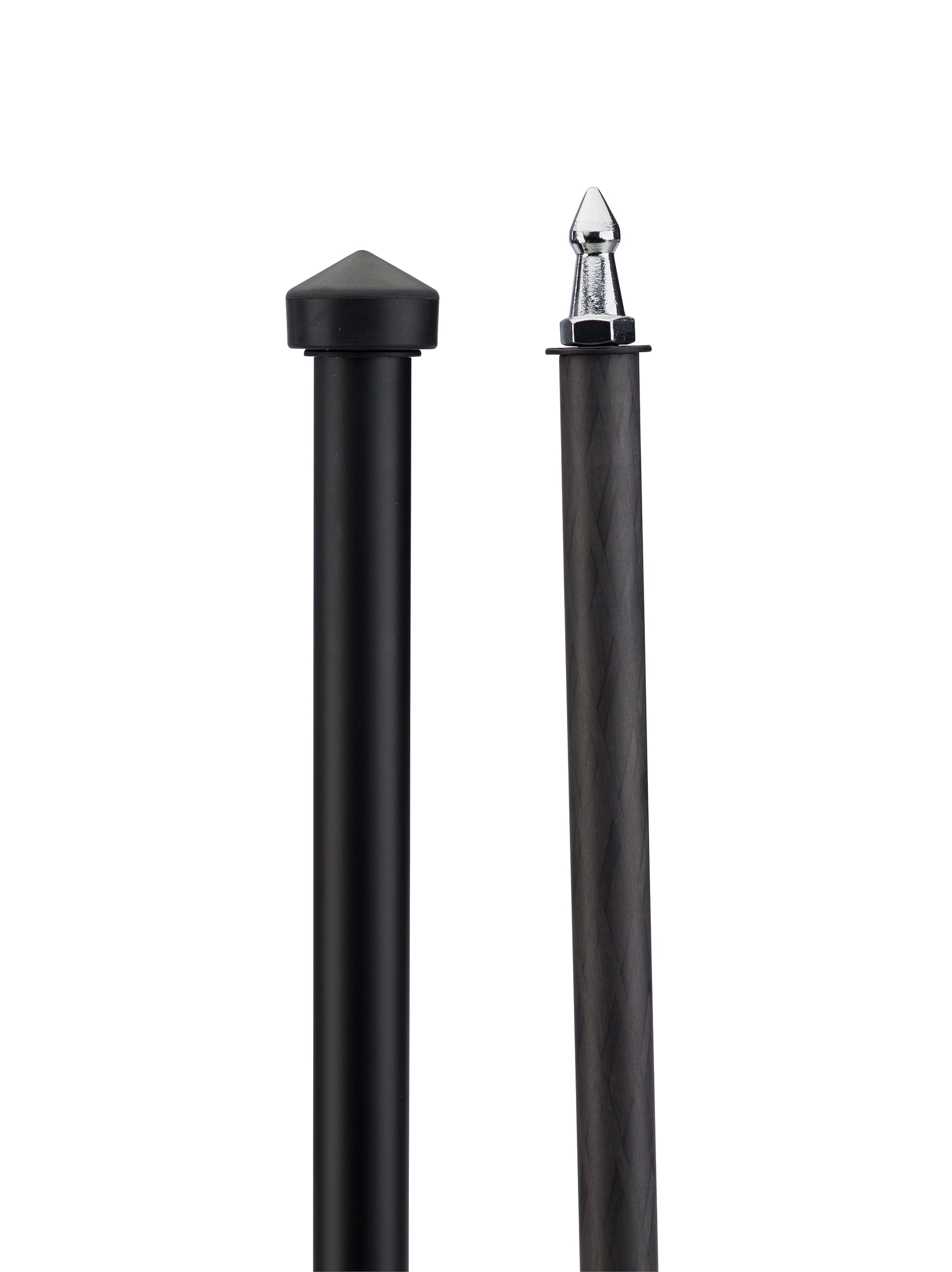 Rubber feet and spike foot mount detail on FTA18CV0 carbon fiber tripod