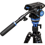 Benro A573TBS6Pro Tripod and fluid head setup for cameras