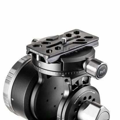 Dual-panoramic function of the WH15 head for uneven terrain shooting