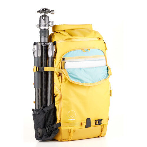 Durable fabric close-up on Shimoda Action X40 backpack, built for rugged adventures.