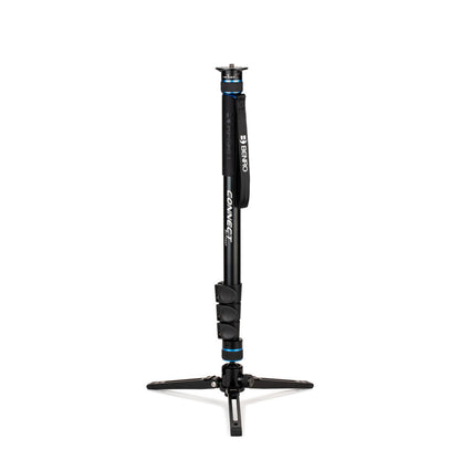 Benro Connect Video Monopod in extended position with 3-leg base deployed