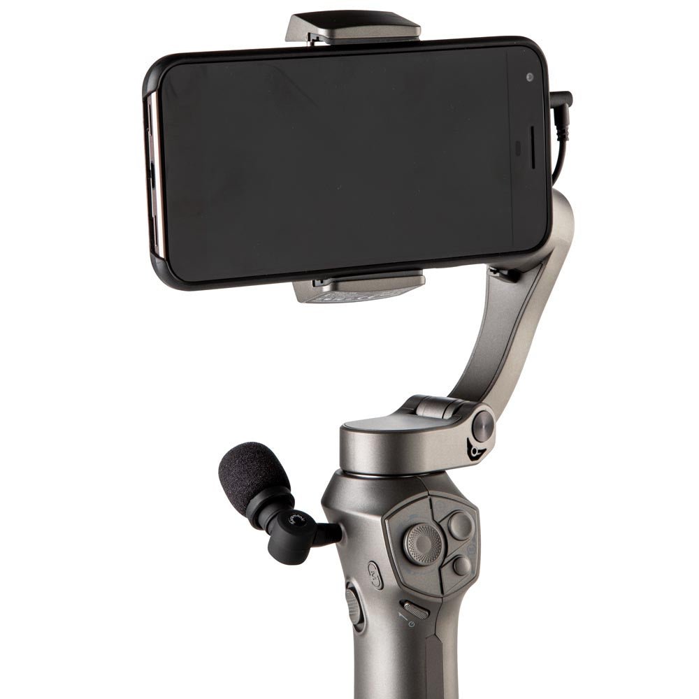 Smartphone with Saramonic SmartMic