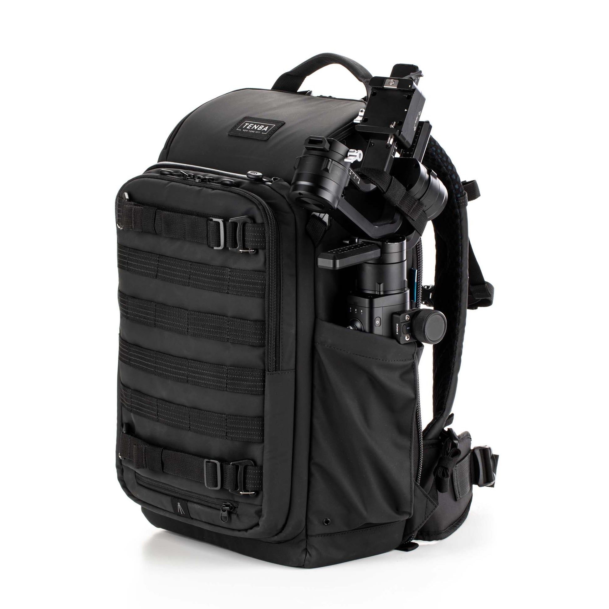 pack holds two mirrorless or DSLR cameras