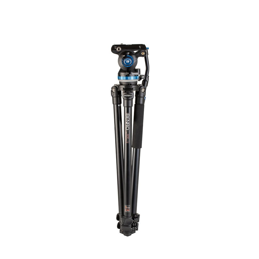 Benro A373F Aluminum Single-Tube Tripod with S8Pro Fluid Video Head - Demo freeshipping - VL Camera Photography Store