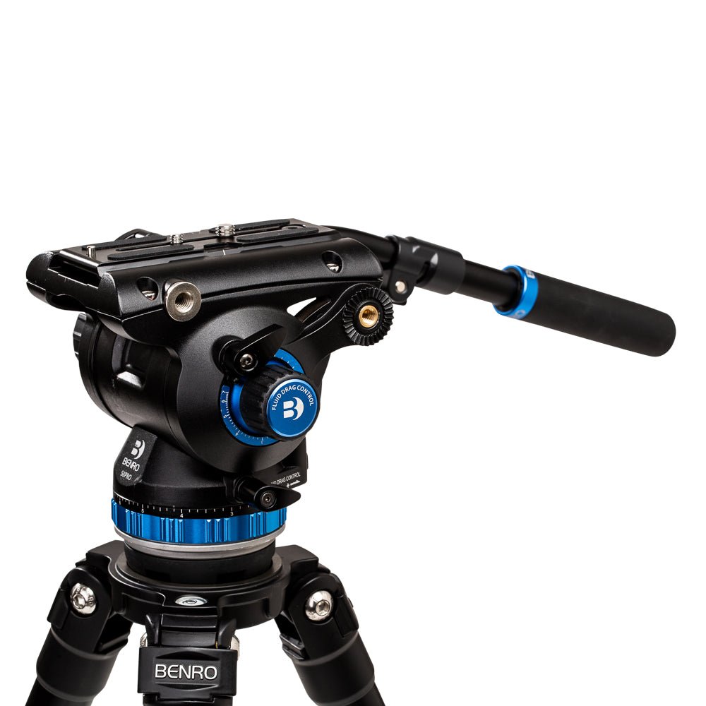 Benro A373F Aluminum Single-Tube Tripod with S8Pro Fluid Video Head - Demo freeshipping - VL Camera Photography Store