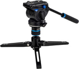 Benro #3 MCT38AFS4 Monopod with Flip Locks, 3-Leg Base, S4 Video Head freeshipping - VL Camera Photography Store