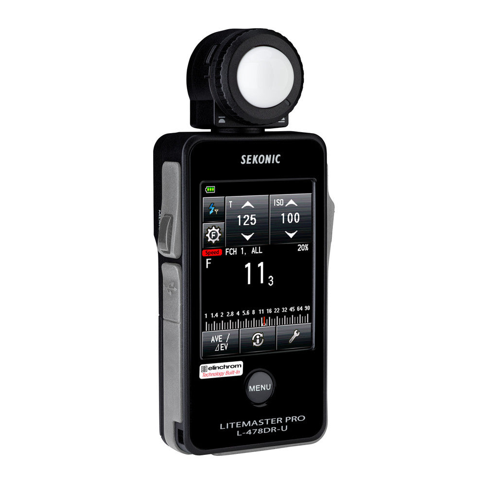 Sekonic L-478DR-U-EL LiteMaster Pro for Elinchrom Skyport System Light Meter