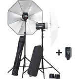 Elinchrom BRX 250/250 Umbrella To Go Kit (EL20748.2) freeshipping - VL Camera Photography Store
