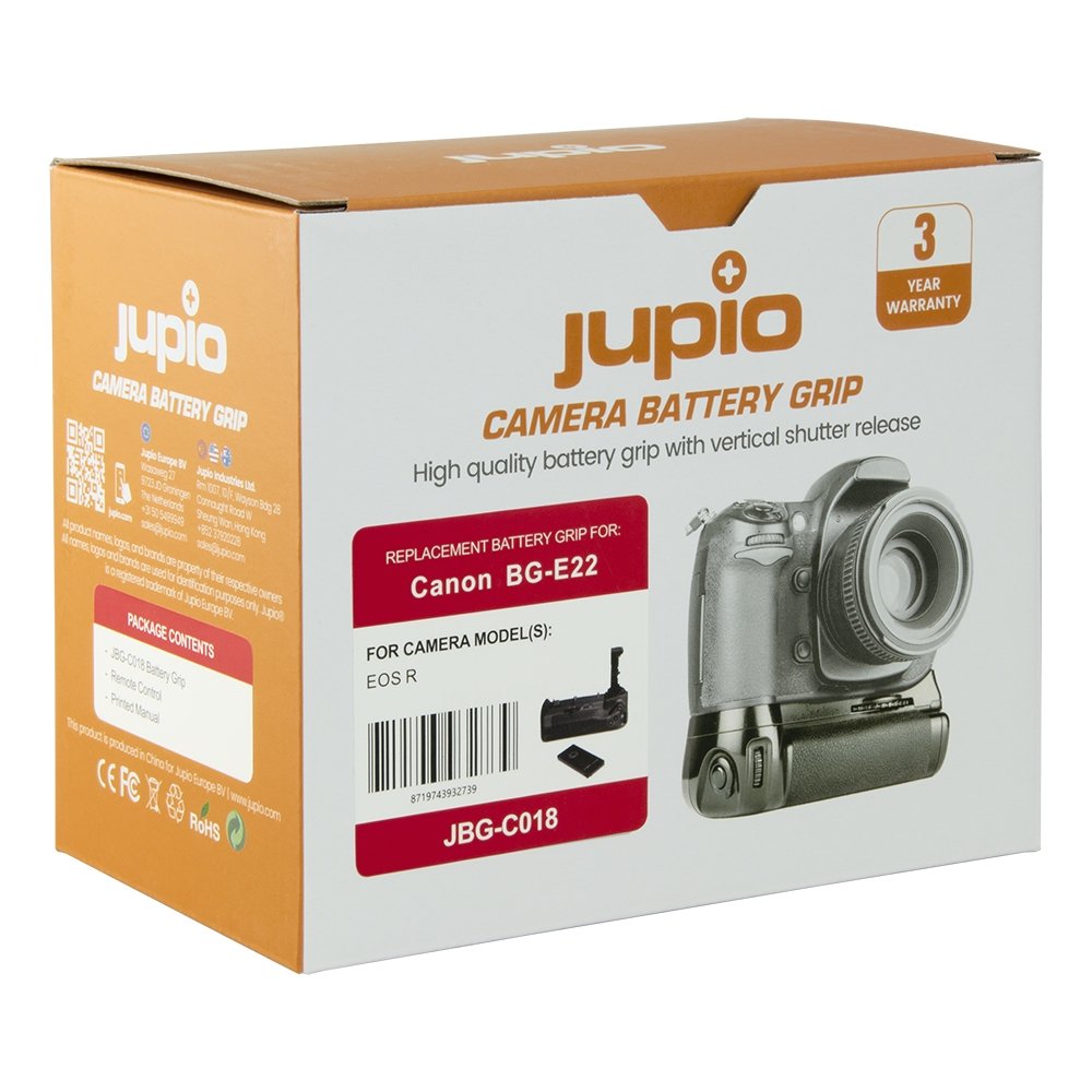 Jupio Battery Grip for Canon EOS R / Ra (BG-E22) #JBG-C018 freeshipping - VL Camera Photography Store
