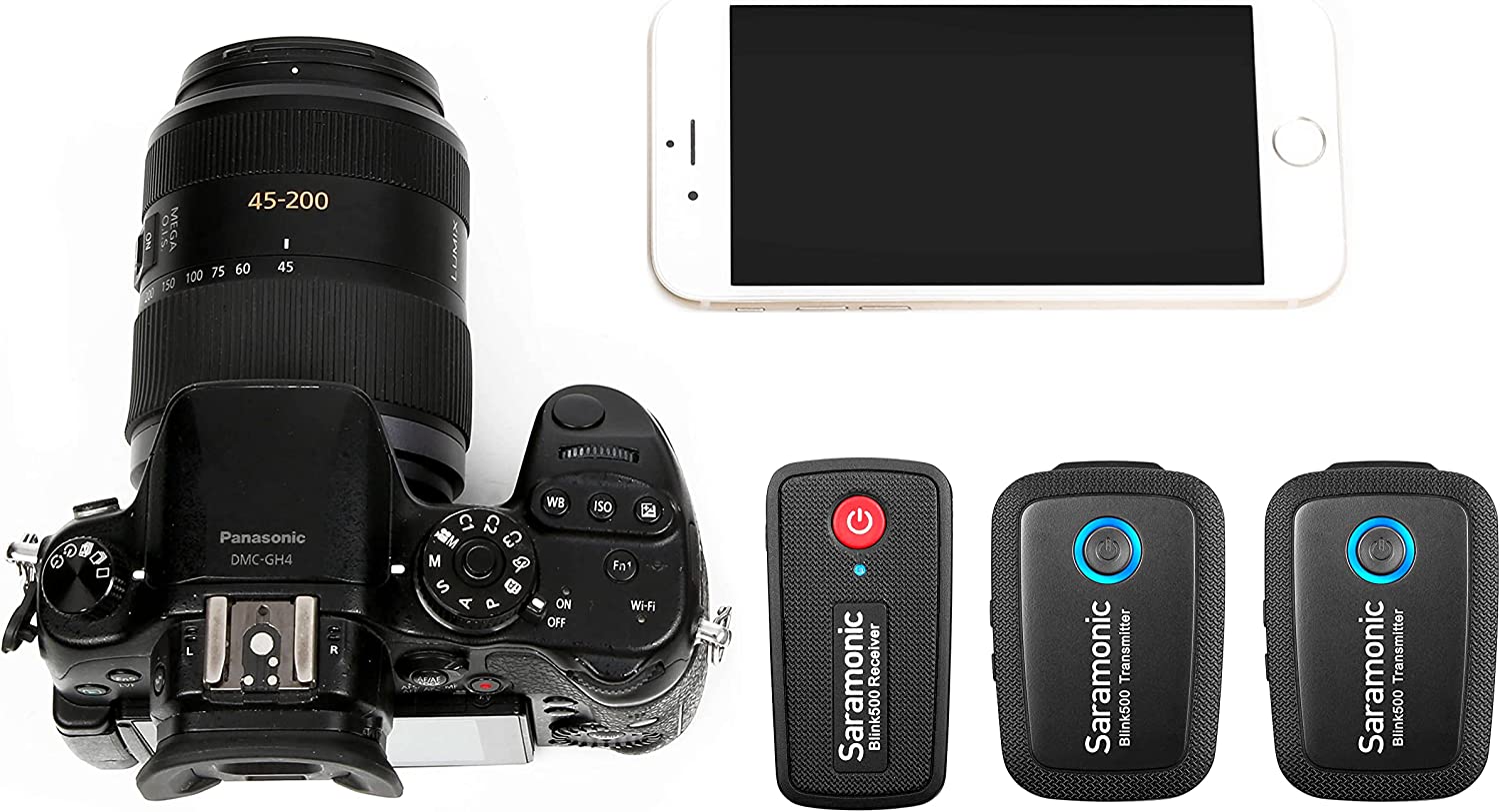 Deals Wireless Clip-On Microphone System with Lavaliers & Dual-Channel Receiver for Cameras & Mobile Devices