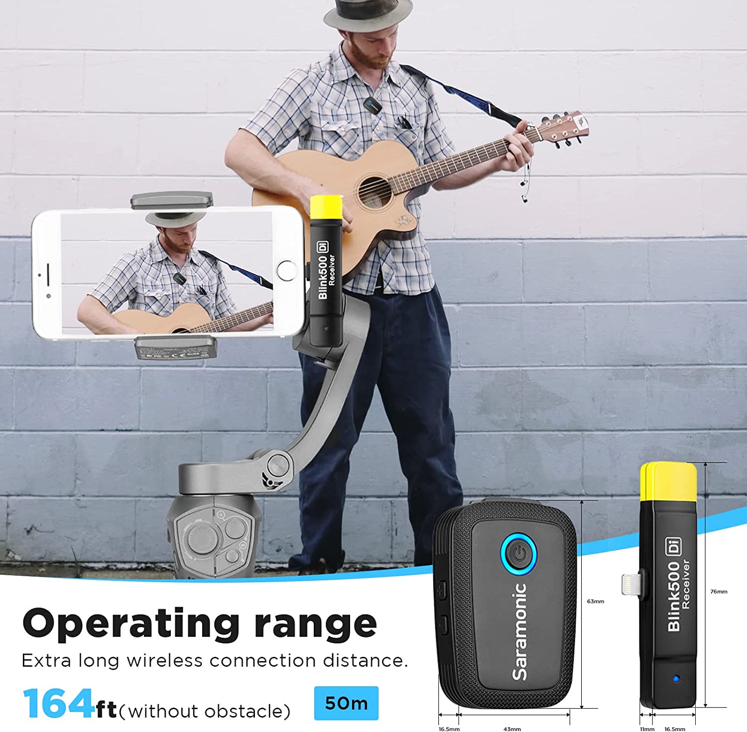 Wireless Lavalier Microphone dual channel